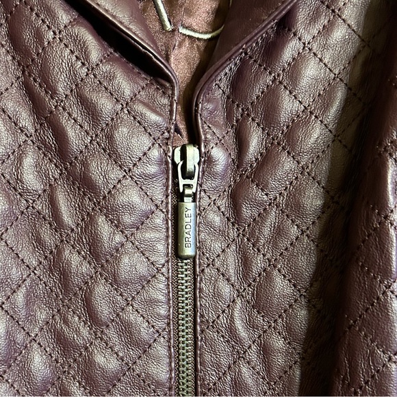 VTG Bradley Bayou Leather Jacket Size 1X - Picture 6 of 14